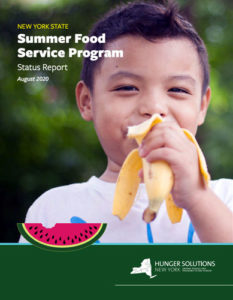 Summer Food Service Program Status Report August 2020
