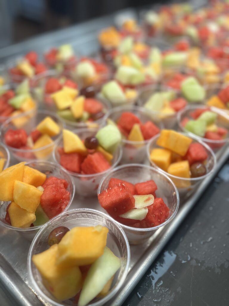 assorted fruit cups