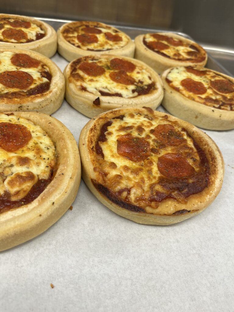 single serve pepperoni pizzas