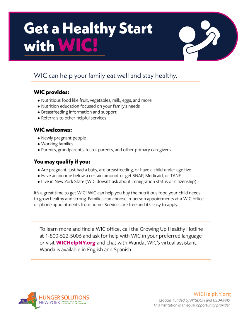 image of WIC flyer