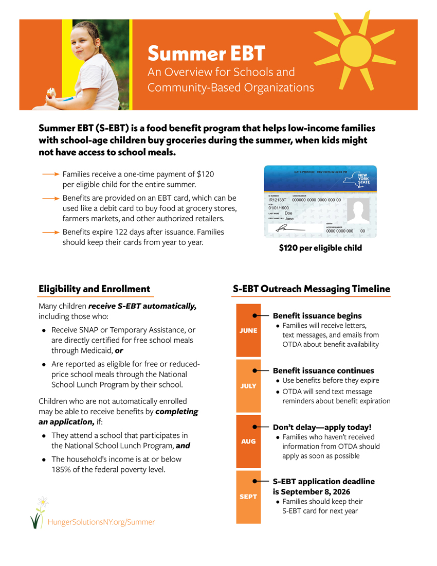 image of S-EBT for schools flyer