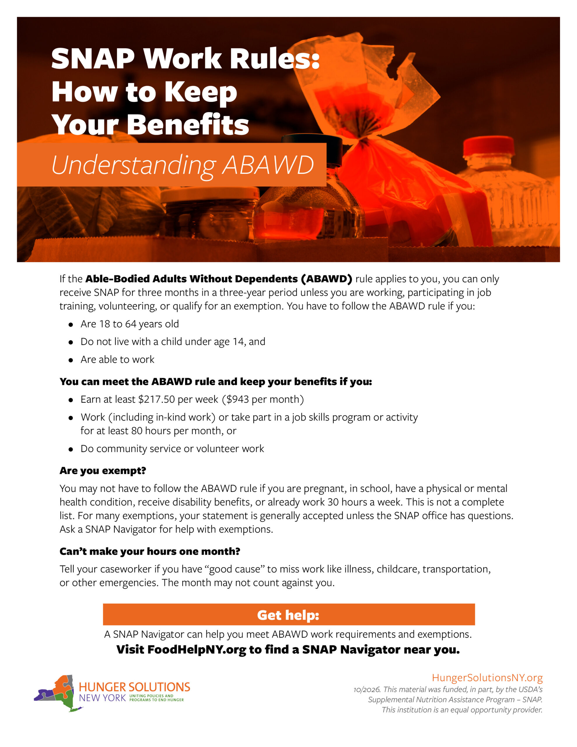 ABAWD client flyer